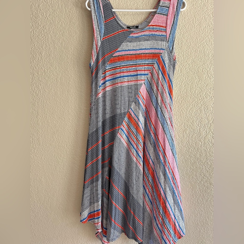 Striped Multicolor Tank Dress